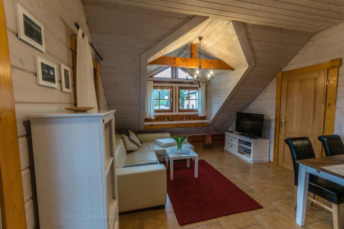 Ferienwohnung Im Blockhaus Rosenkranz Rathmannsdorf Εξωτερικό φωτογραφία
